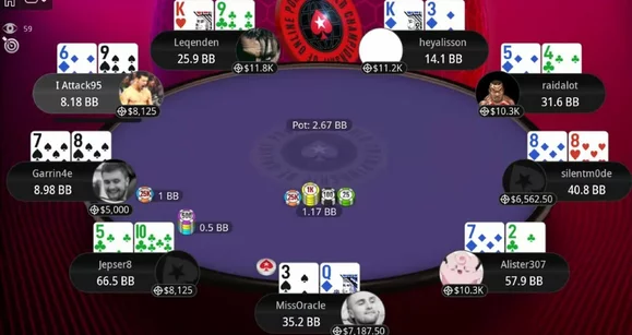 Как играют в современных MTT: Leqenden и gg_wild, WCOOP 10k, 16 сентября