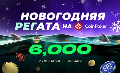 Новогодняя регата: лидерборд в холдеме и омахе на 6,000